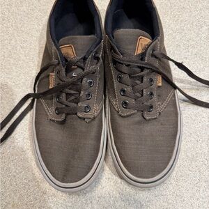 Vans Men's Brown Canvas Sneakers